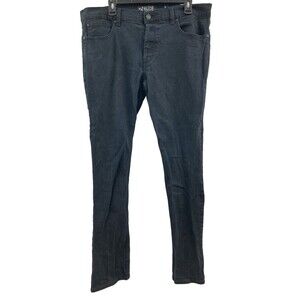 RUDE Jeans Men’s Black Wash W36 L32 Slim Straight Denim